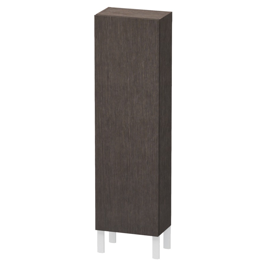Armoire mi-haute L-CUBE
40,0 x 132,0 x 24,3 cm
armoire de tablette, 1 porte
charnières à droite
3 tablettes en verre