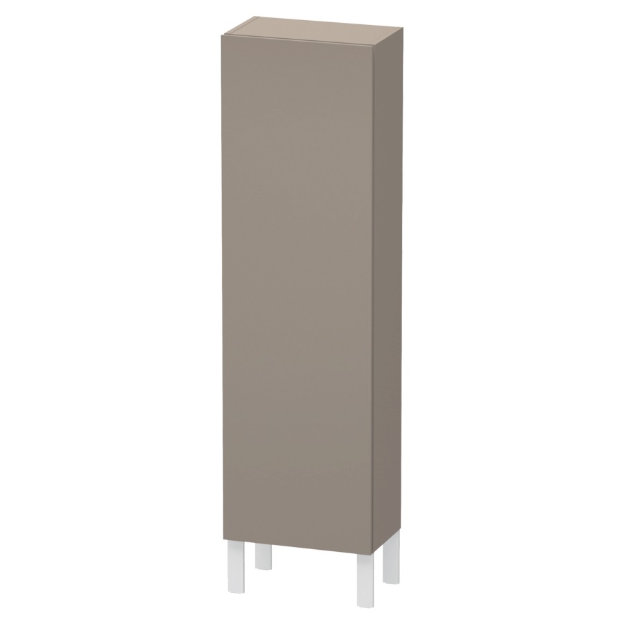 Armoire mi-haute L-CUBE
40,0 x 132,0 x 24,3 cm
armoire de tablette, 1 porte
charnières à droite
3 tablettes en verre
