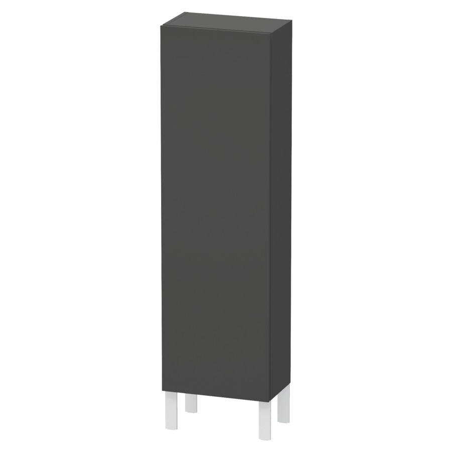 Armoire mi-haute L-CUBE
40,0 x 132,0 x 24,3 cm
armoire de tablette, 1 porte
charnières à droite
3 tablettes en verre