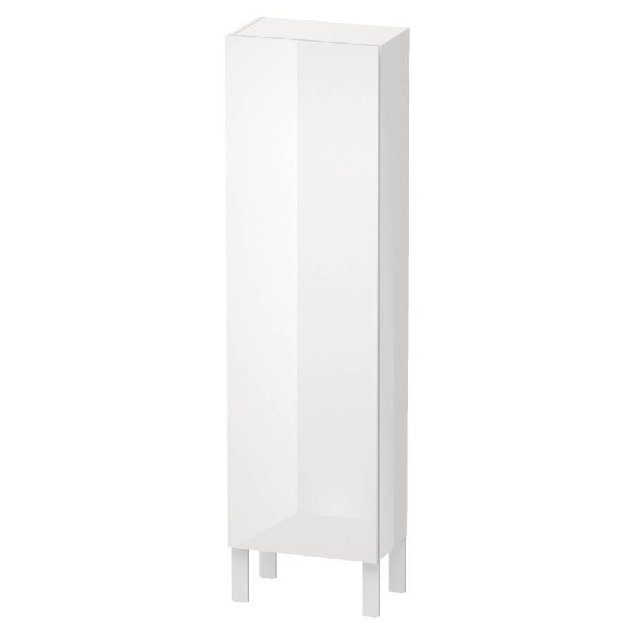 Armoire mi-haute L-CUBE
40,0 x 132,0 x 24,3 cm
armoire de tablette, 1 porte
charnières à droite
3 tablettes en verre