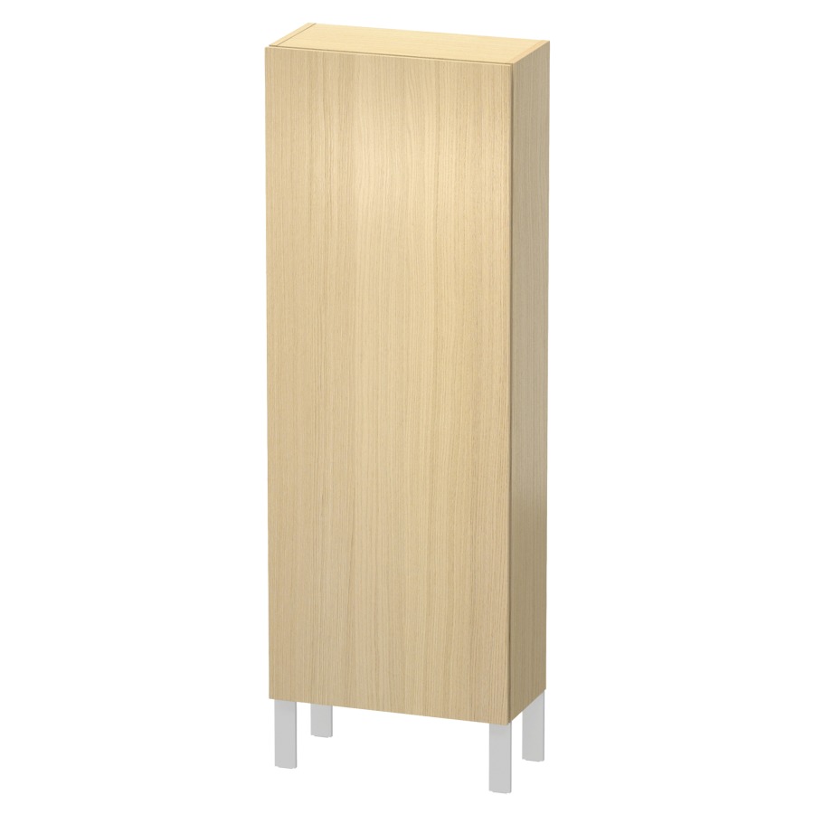 Armoire mi-haute L-CUBE
50,0 x 132,0 x 24,3 cm
armoire de tablette, 1 porte
charnières à droite
3 tablettes en verre