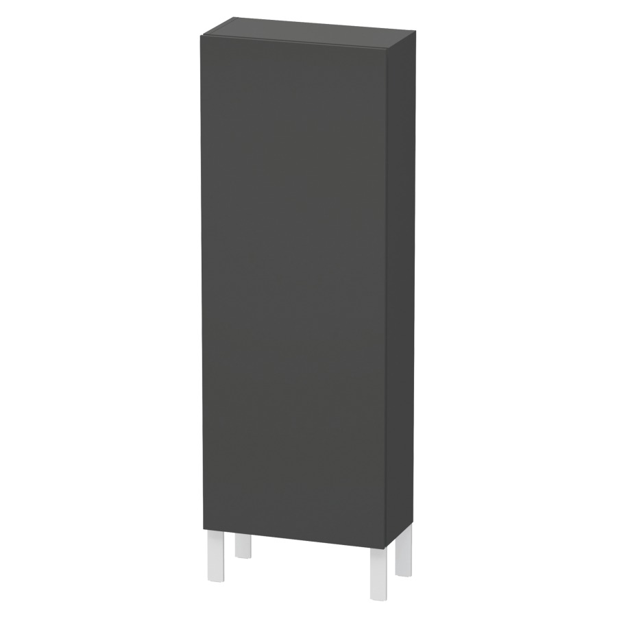 Armoire mi-haute L-CUBE
50,0 x 132,0 x 24,3 cm
armoire de tablette, 1 porte
charnières à droite
3 tablettes en verre