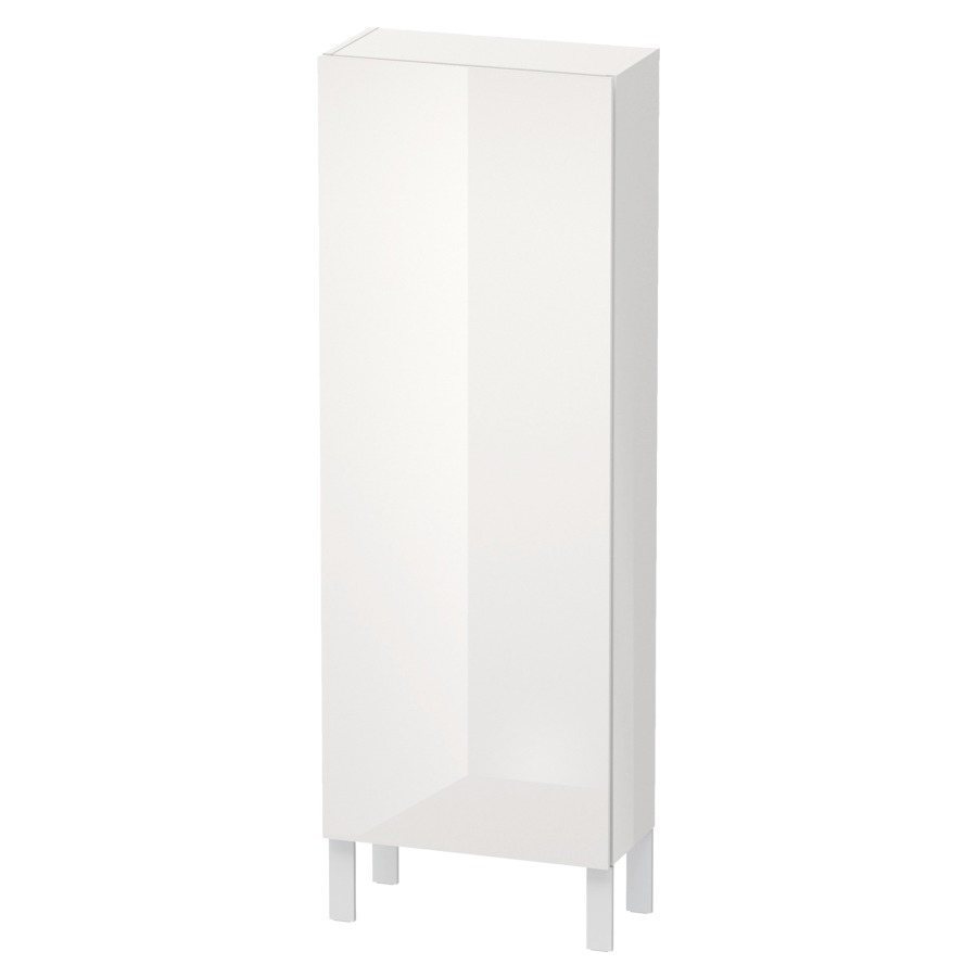Armoire mi-haute L-CUBE
50,0 x 132,0 x 24,3 cm
armoire de tablette, 1 porte
charnières à droite
3 tablettes en verre