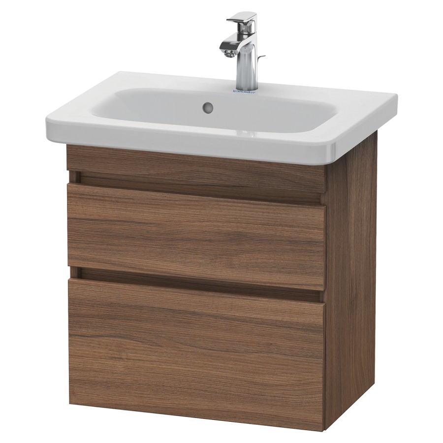 Élément inférieur DURASTYLE
58,0 x 61,0 x 44,8 cm
suspendu, élément à 2 tiroirs
pour lavabo 212 342