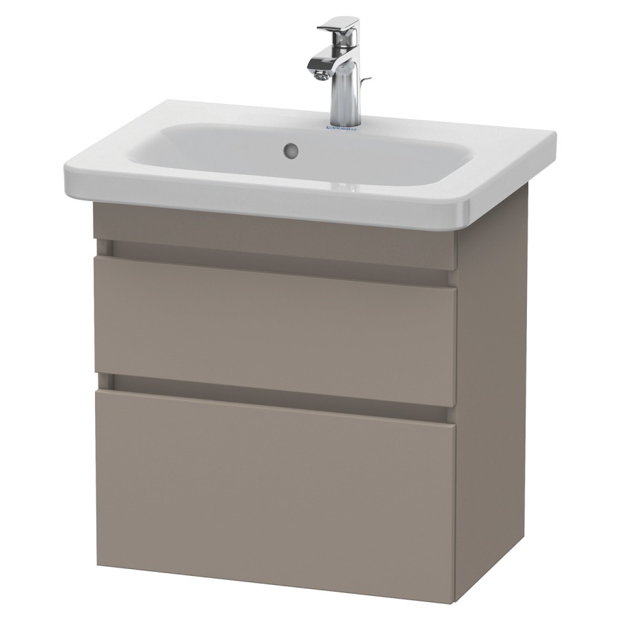 Élément inférieur DURASTYLE
58,0 x 61,0 x 44,8 cm
suspendu, élément à 2 tiroirs
pour lavabo 212 342