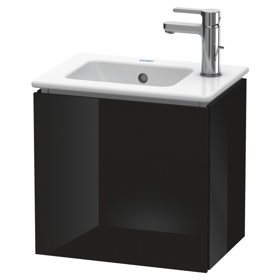 Élément inférieur L-CUBE
42,0 x 40,0 x 29,4 cm
armoire de tablette, 1 porte
charnière à droite
pour lave-mains Me by Starck