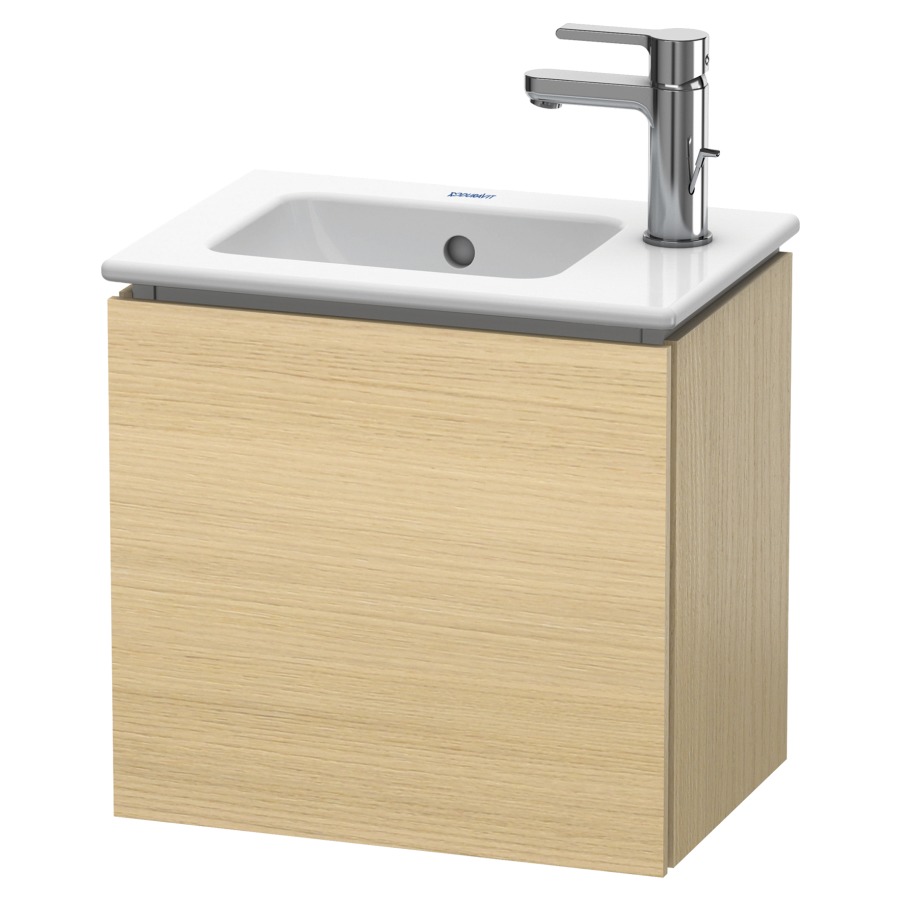 Élément inférieur L-CUBE
42,0 x 40,0 x 29,4 cm
armoire de tablette, 1 porte
charnière à droite
pour lave-mains Me by Starck