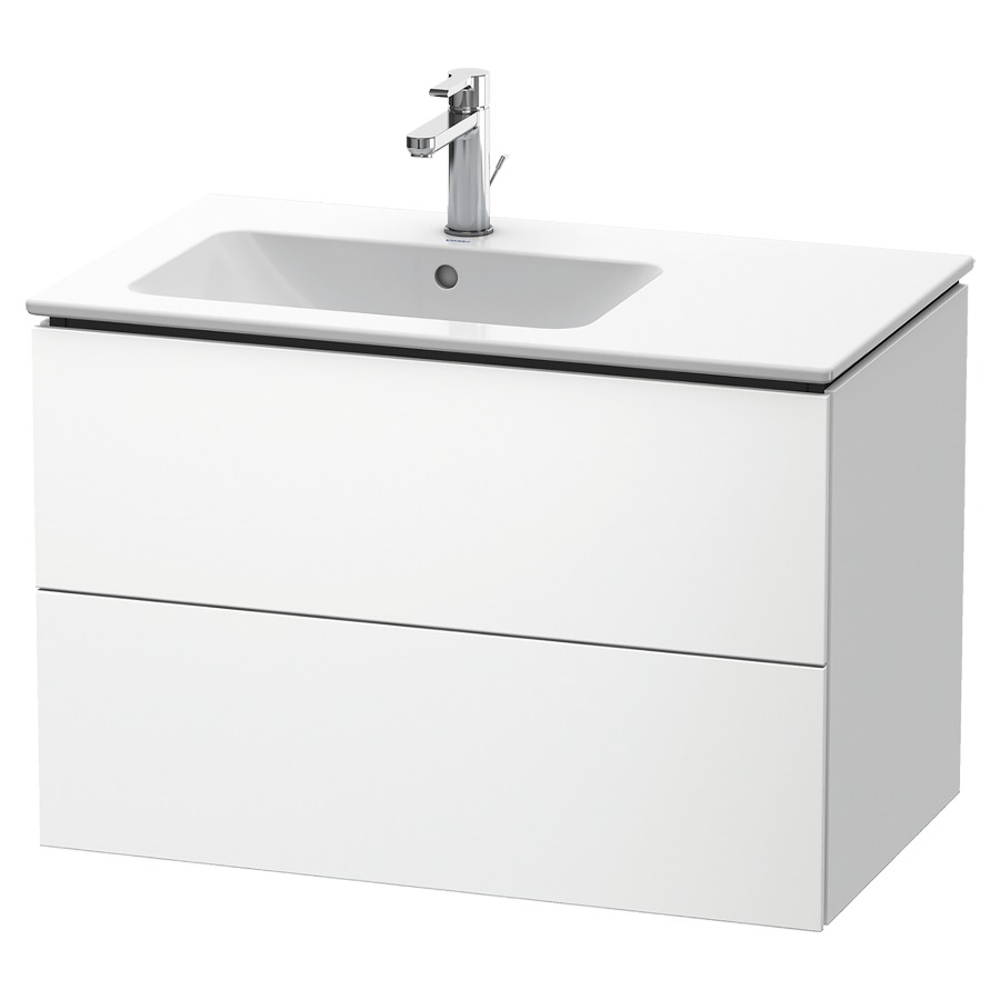 Élément inférieur L-CUBE
82,0 x 55,0 x 48,1 cm
élément à 2 tiroirs, pour
lavabo Me by Starck 212 880