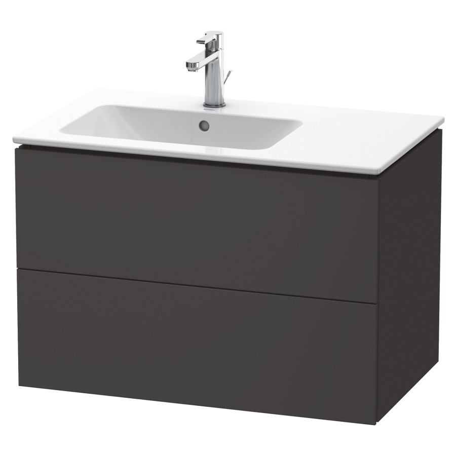 Élément inférieur L-CUBE
82,0 x 55,0 x 48,1 cm
élément à 2 tiroirs, pour
lavabo Me by Starck 212 880