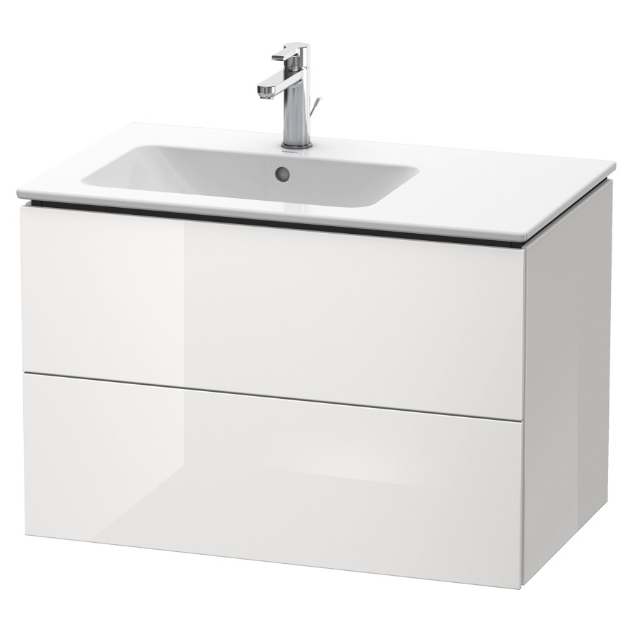 Élément inférieur L-CUBE
82,0 x 55,0 x 48,1 cm
élément à 2 tiroirs, pour
lavabo Me by Starck 212 880