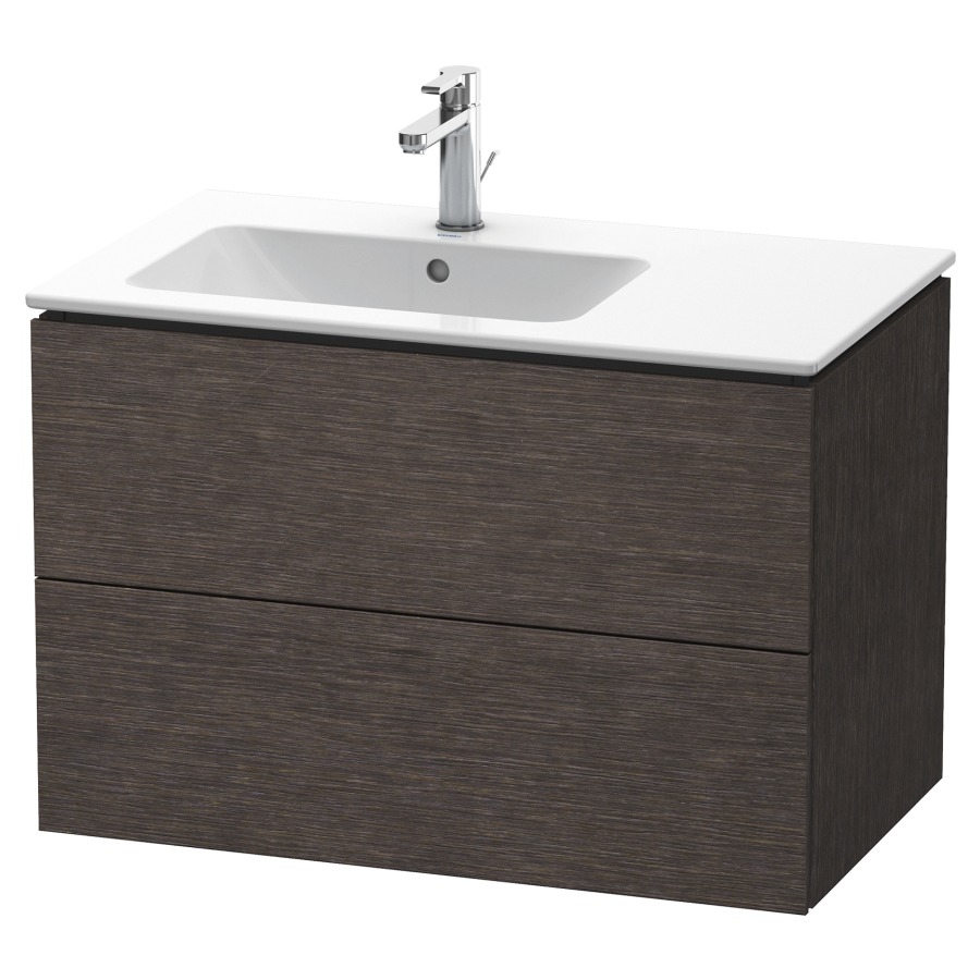 Élément inférieur L-CUBE
82,0 x 55,0 x 48,1 cm
élément à 2 tiroirs, pour
lavabo Me by Starck 212 880