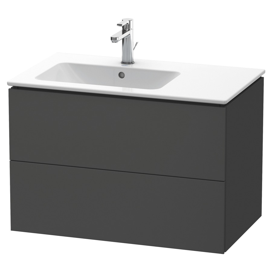Élément inférieur L-CUBE
82,0 x 55,0 x 48,1 cm
élément à 2 tiroirs, pour
lavabo Me by Starck 212 880
