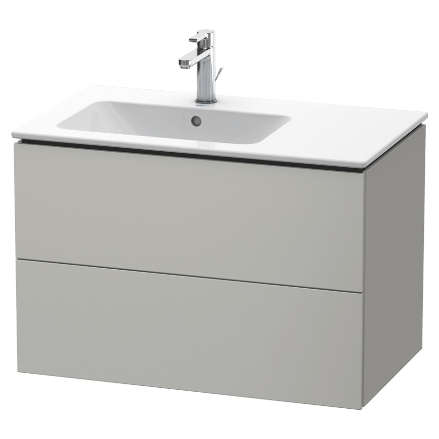 Élément inférieur L-CUBE
82,0 x 55,0 x 48,1 cm
élément à 2 tiroirs, pour
lavabo Me by Starck 212 880