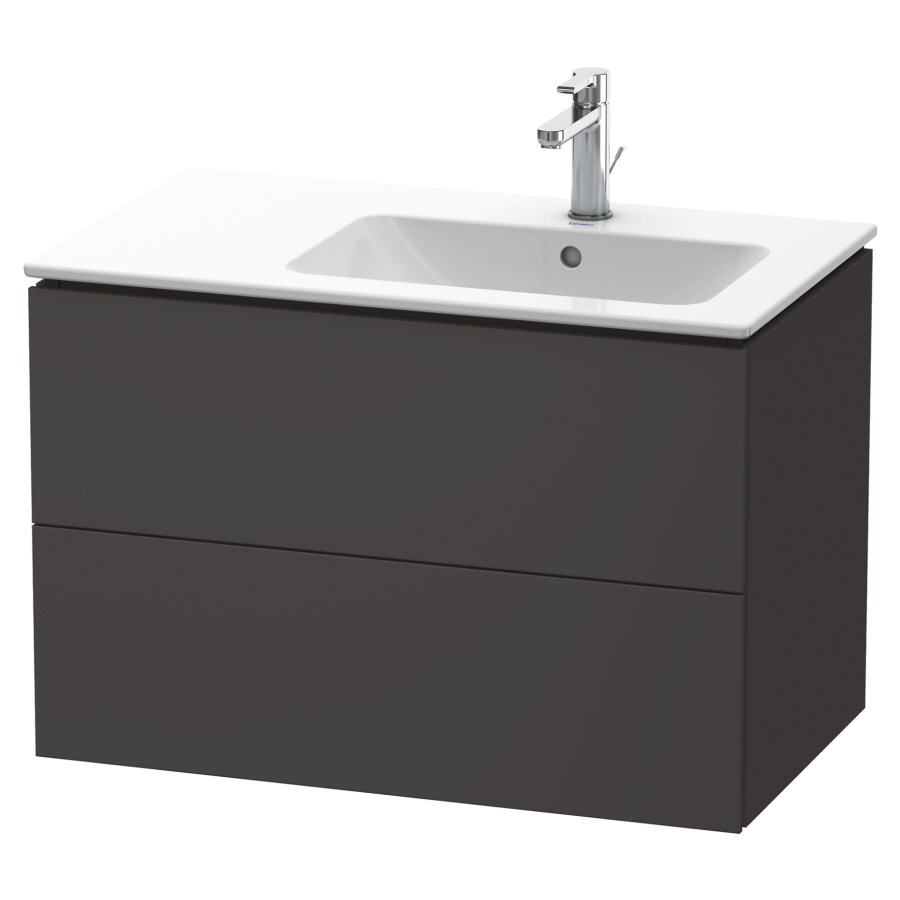 Élément inférieur L-CUBE
82,0 x 55,0 x 48,1 cm
élément à 2 tiroirs, pour
lavabo Me by Starck 212 881