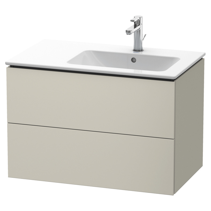 Élément inférieur L-CUBE
82,0 x 55,0 x 48,1 cm
élément à 2 tiroirs, pour
lavabo Me by Starck 212 881