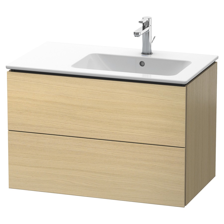 Élément inférieur L-CUBE
82,0 x 55,0 x 48,1 cm
élément à 2 tiroirs, pour
lavabo Me by Starck 212 881