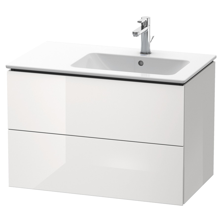 Élément inférieur L-CUBE
82,0 x 55,0 x 48,1 cm
élément à 2 tiroirs, pour
lavabo Me by Starck 212 881