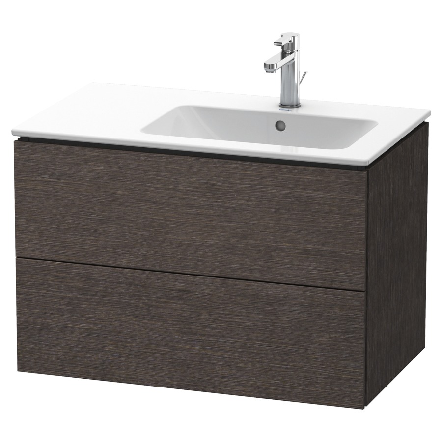 Élément inférieur L-CUBE
82,0 x 55,0 x 48,1 cm
élément à 2 tiroirs, pour
lavabo Me by Starck 212 881