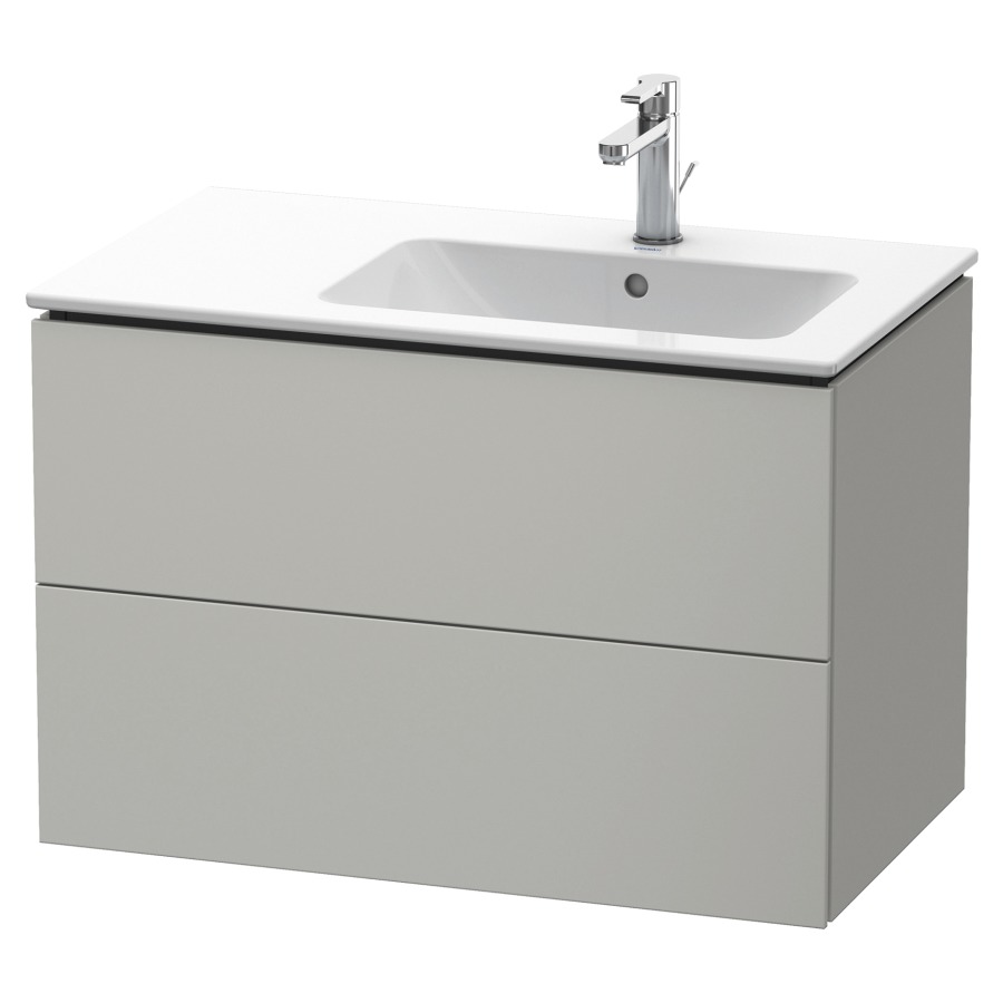Élément inférieur L-CUBE
82,0 x 55,0 x 48,1 cm
élément à 2 tiroirs, pour
lavabo Me by Starck 212 881