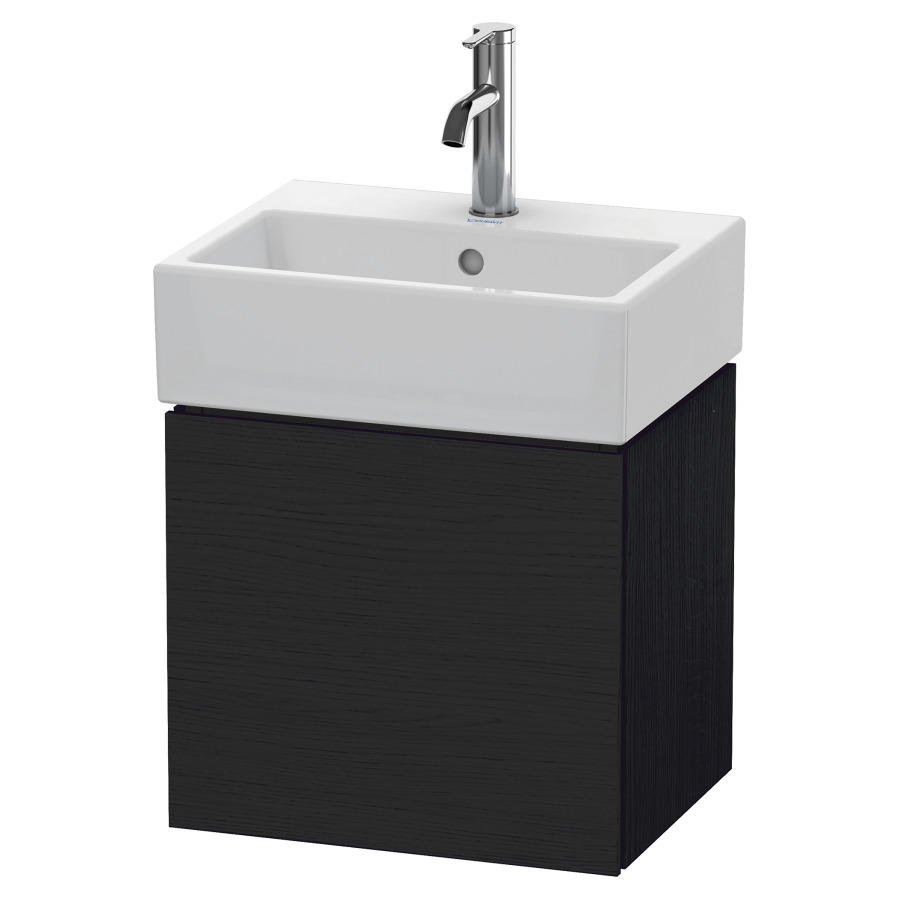 Élément inférieur L-CUBE
43,4 x 40,0 x 34,1 cm
armoire de tablette, 1 porte
charnière à gauche, pour
lavabo Vero Air 212 373/374