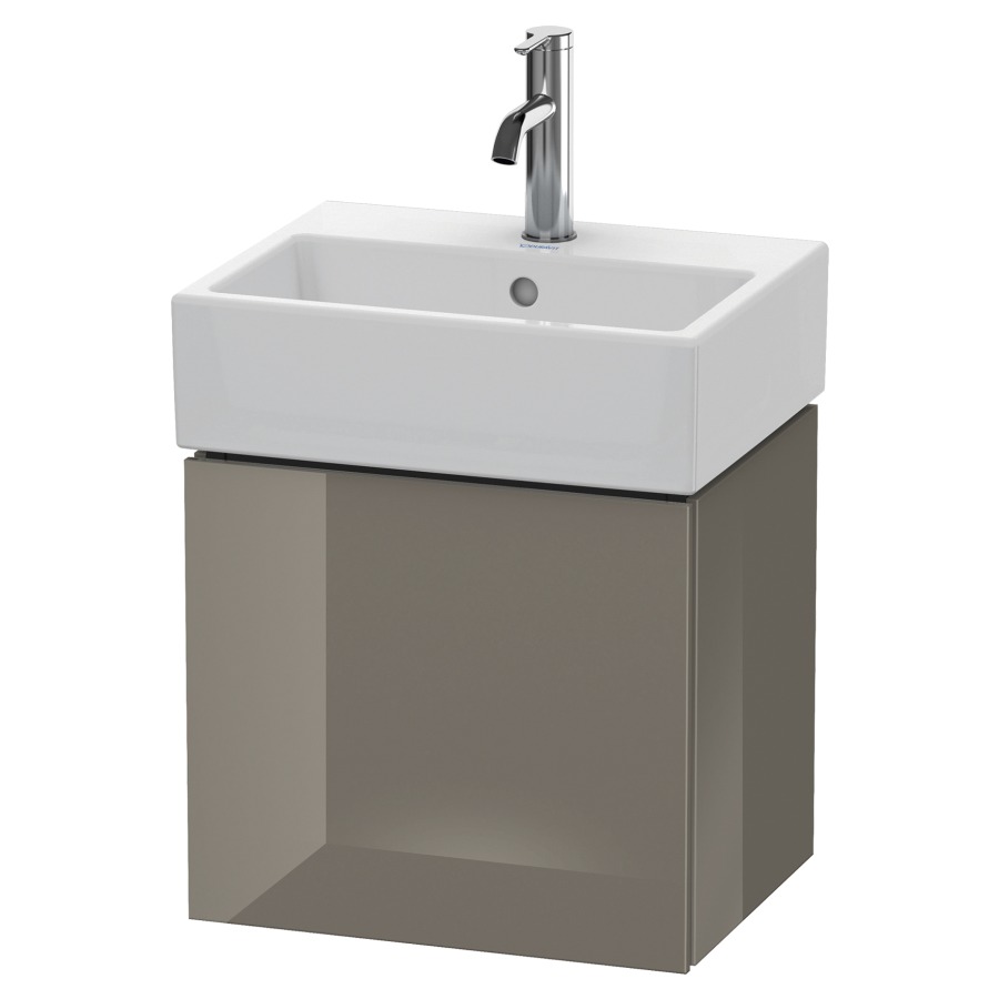 Élément inférieur L-CUBE
43,4 x 40,0 x 34,1 cm
armoire de tablette, 1 porte
charnière à gauche, pour
lavabo Vero Air 212 373/374