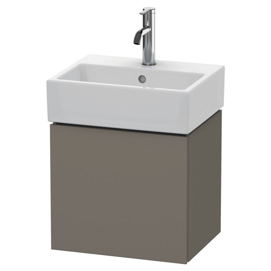 Élément inférieur L-CUBE
43,4 x 40,0 x 34,1 cm
armoire de tablette, 1 porte
charnière à gauche, pour
lavabo Vero Air 212 373/374