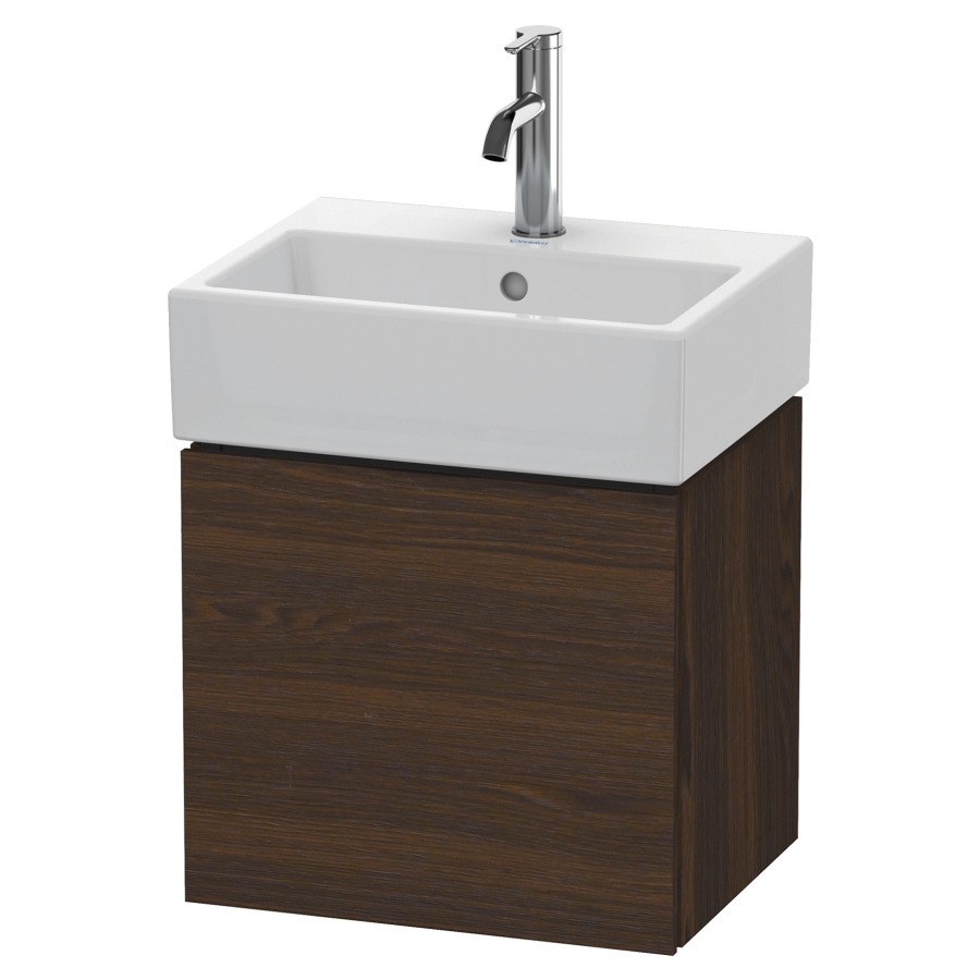 Élément inférieur L-CUBE
43,4 x 40,0 x 34,1 cm
armoire de tablette, 1 porte
charnière à gauche, pour
lavabo Vero Air 212 373/374