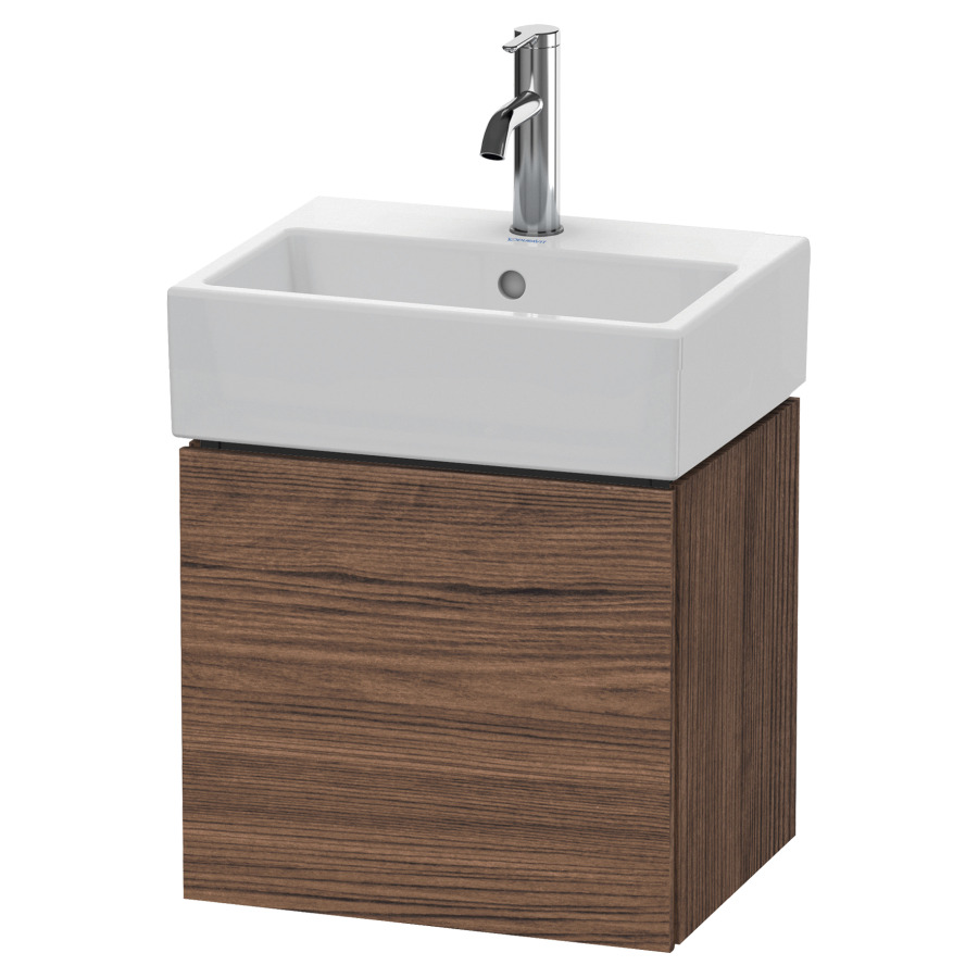 Élément inférieur L-CUBE
43,4 x 40,0 x 34,1 cm
armoire de tablette, 1 porte
charnière à gauche, pour
lavabo Vero Air 212 373/374