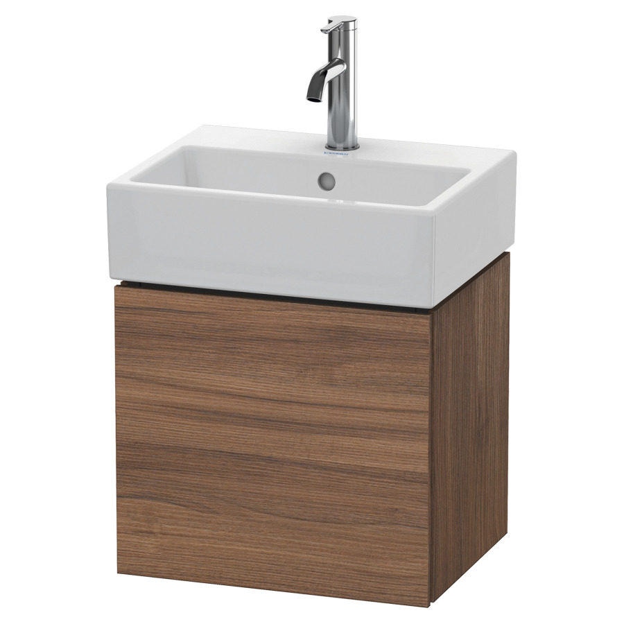 Élément inférieur L-CUBE
43,4 x 40,0 x 34,1 cm
armoire de tablette, 1 porte
charnière à droite, pour
lavabo Vero Air 212 373/374