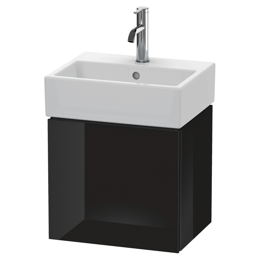 Élément inférieur L-CUBE
43,4 x 40,0 x 34,1 cm
armoire de tablette, 1 porte
charnière à droite, pour
lavabo Vero Air 212 373/374
