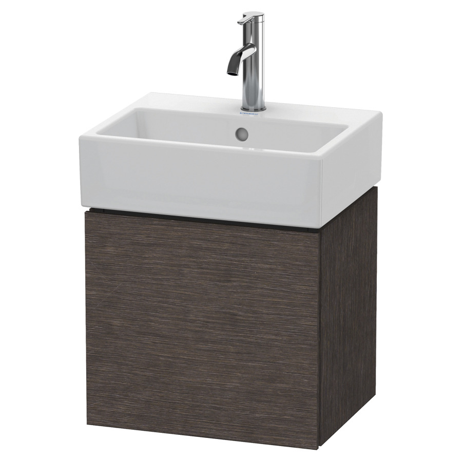 Élément inférieur L-CUBE
43,4 x 40,0 x 34,1 cm
armoire de tablette, 1 porte
charnière à droite, pour
lavabo Vero Air 212 373/374