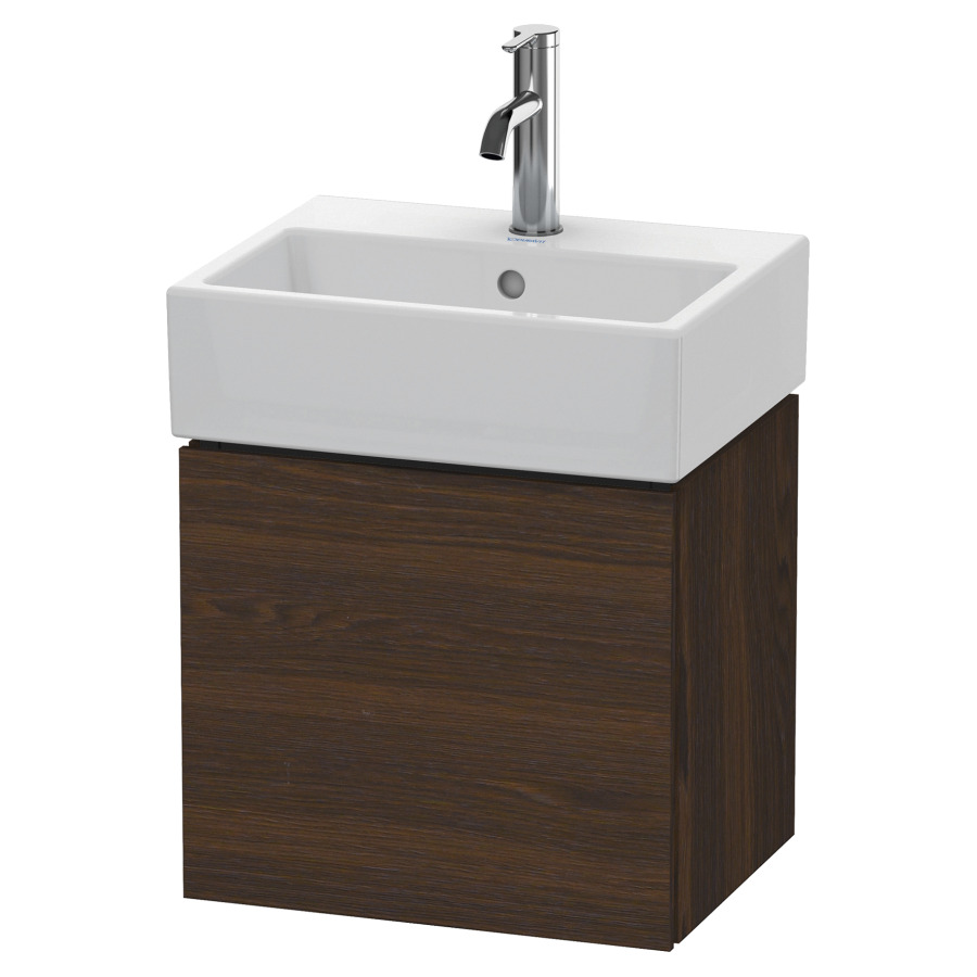 Élément inférieur L-CUBE
43,4 x 40,0 x 34,1 cm
armoire de tablette, 1 porte
charnière à droite, pour
lavabo Vero Air 212 373/374