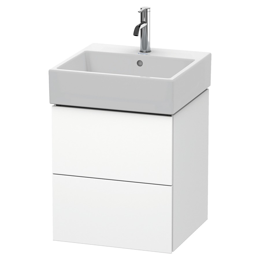 Élément inférieur L-CUBE
48,4 x 54,4 x 45,9 cm
élément à 2 tiroirs, pour
lavabo Vero Air 212 375-378