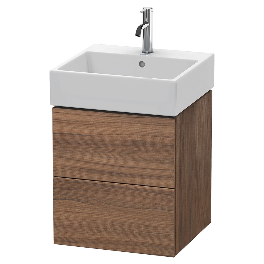 Élément inférieur L-CUBE
48,4 x 54,4 x 45,9 cm
élément à 2 tiroirs, pour
lavabo Vero Air 212 375-378