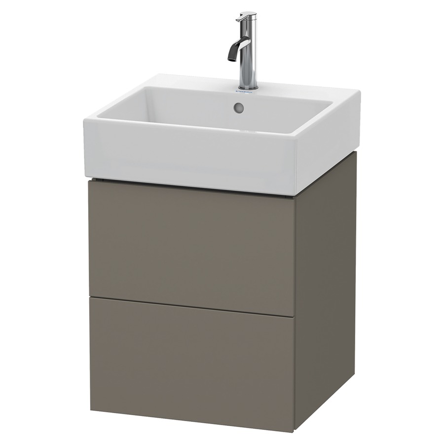 Élément inférieur L-CUBE
48,4 x 54,4 x 45,9 cm
élément à 2 tiroirs, pour
lavabo Vero Air 212 375-378