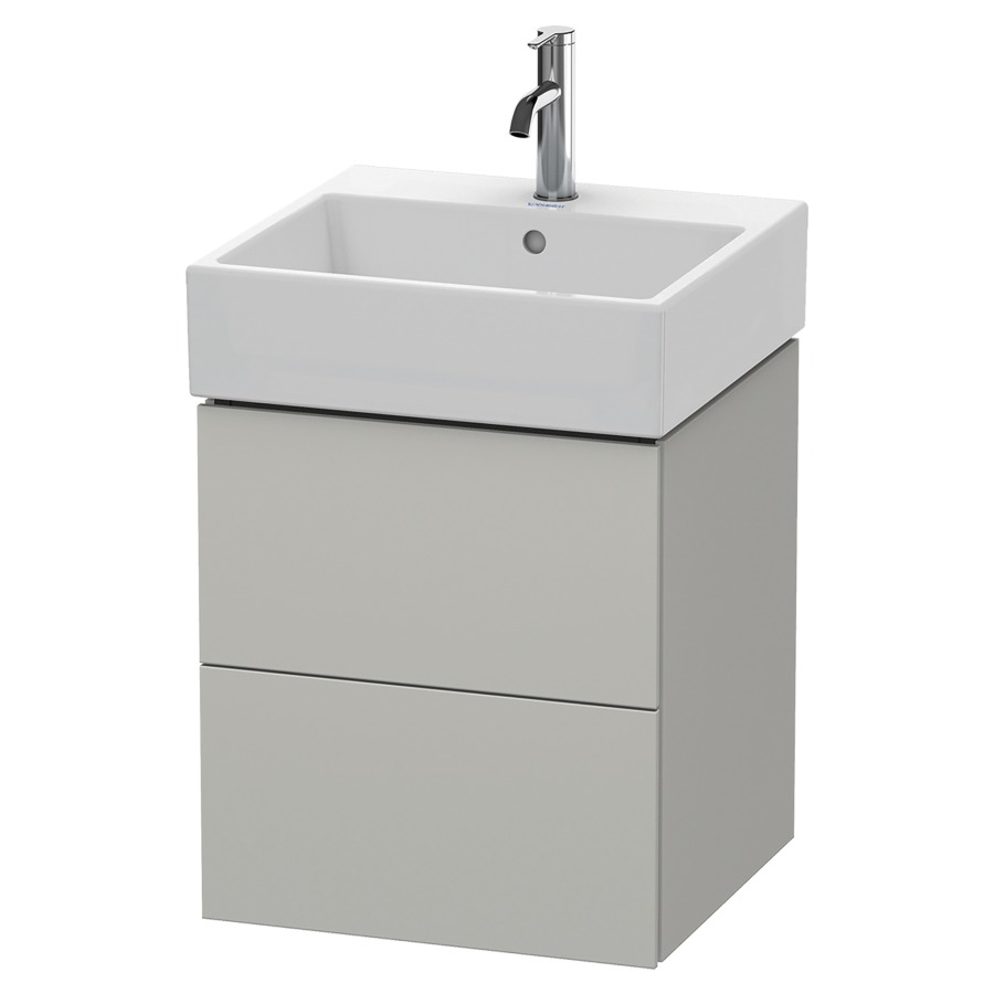 Élément inférieur L-CUBE
48,4 x 54,4 x 45,9 cm
élément à 2 tiroirs, pour
lavabo Vero Air 212 375-378