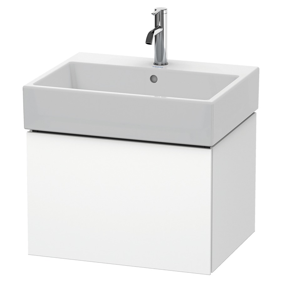 Élément inférieur L-CUBE
58,4 x 39,4 x 45,9 cm
élément à 1 tiroir, pour
lavabo Vero Air 212 379-382