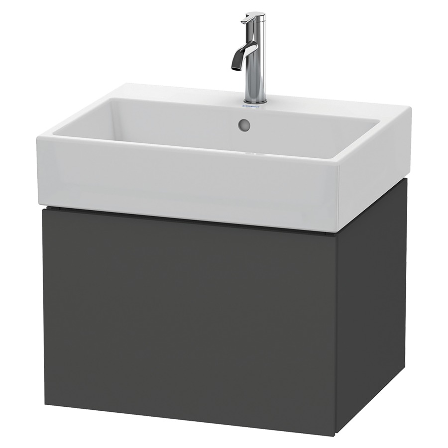 Élément inférieur L-CUBE
58,4 x 39,4 x 45,9 cm
élément à 1 tiroir, pour
lavabo Vero Air 212 379-382