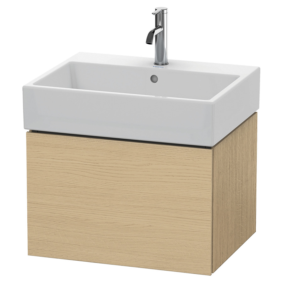 Unterbau L-CUBE
58,4 x 39,4 x 45,9 cm
Schubladenelement, 1 Schublade
zu Waschtisch Vero Air
212 379-382