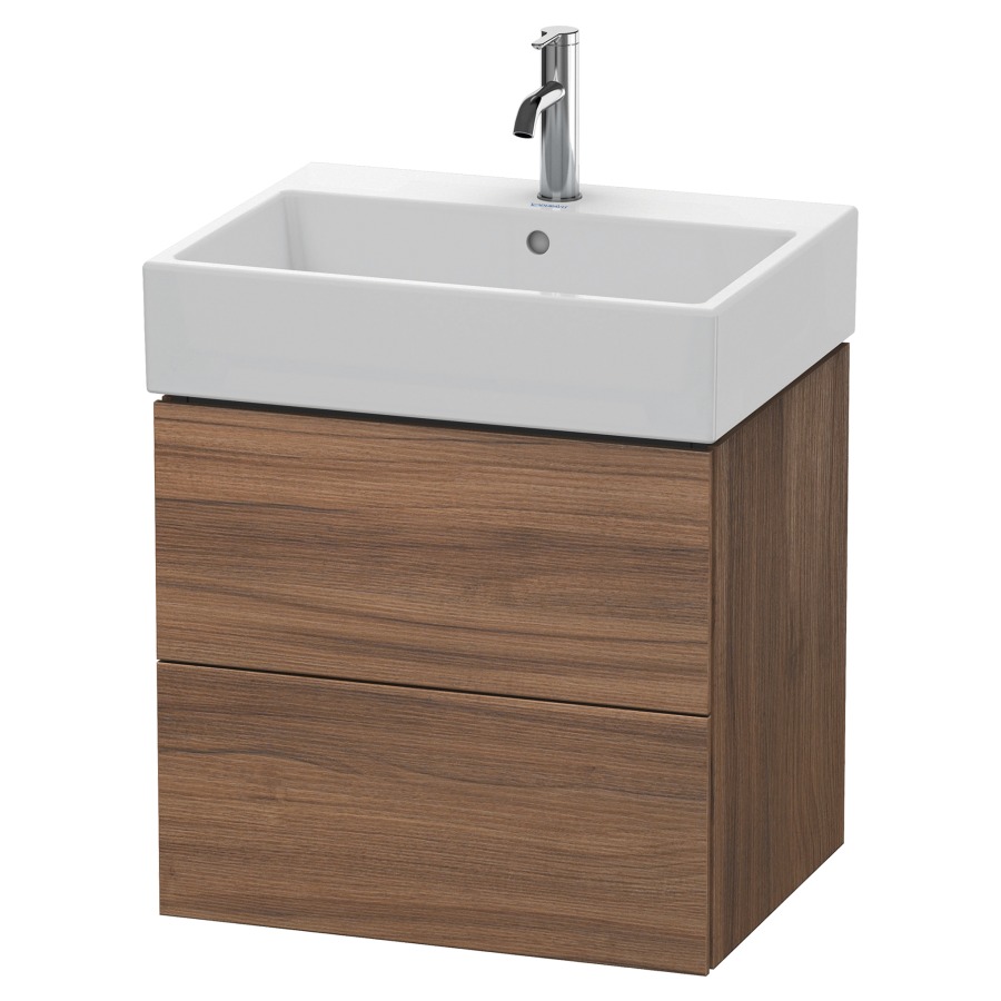 Élément inférieur L-CUBE
58,4 x 54,4 x 45,9 cm
élément à 2 tiroirs, pour
lavabo Vero Air 212 379-382