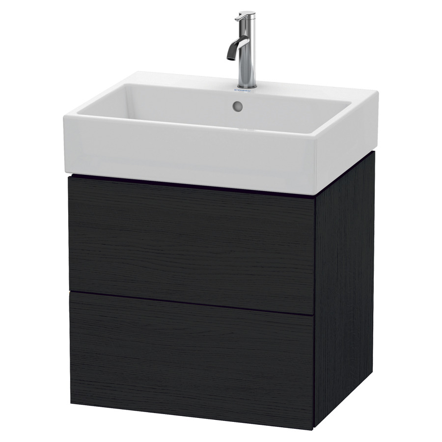 Élément inférieur L-CUBE
58,4 x 54,4 x 45,9 cm
élément à 2 tiroirs, pour
lavabo Vero Air 212 379-382