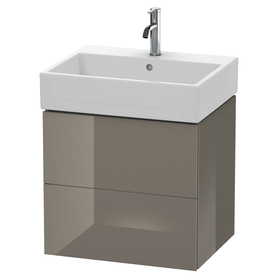 Élément inférieur L-CUBE
58,4 x 54,4 x 45,9 cm
élément à 2 tiroirs, pour
lavabo Vero Air 212 379-382