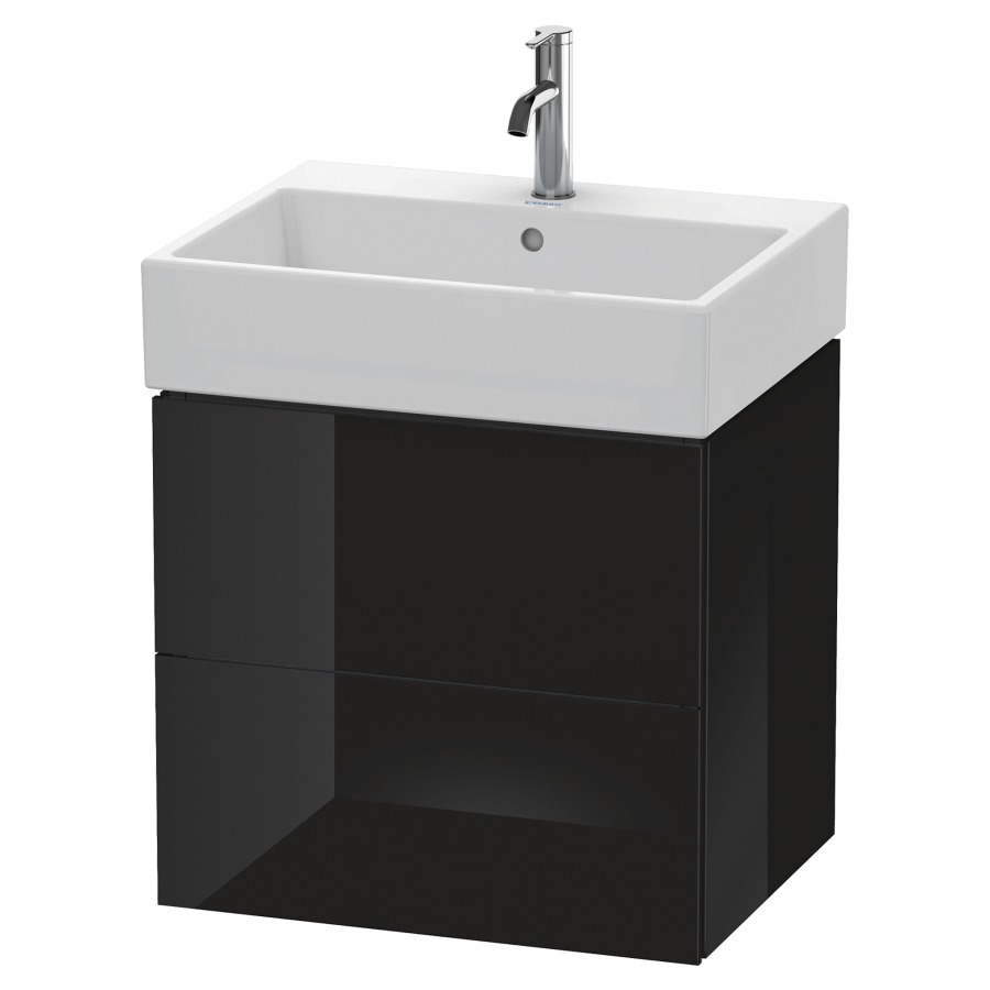 Élément inférieur L-CUBE
58,4 x 54,4 x 45,9 cm
élément à 2 tiroirs, pour
lavabo Vero Air 212 379-382