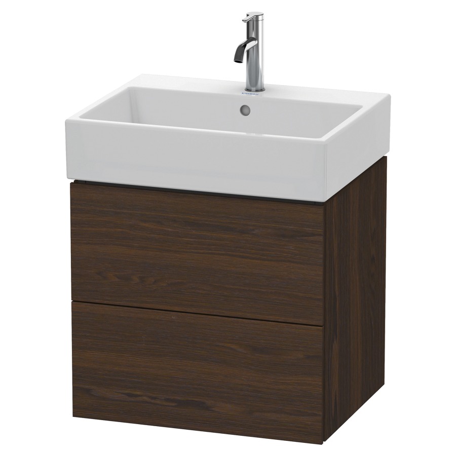 Élément inférieur L-CUBE
58,4 x 54,4 x 45,9 cm
élément à 2 tiroirs, pour
lavabo Vero Air 212 379-382