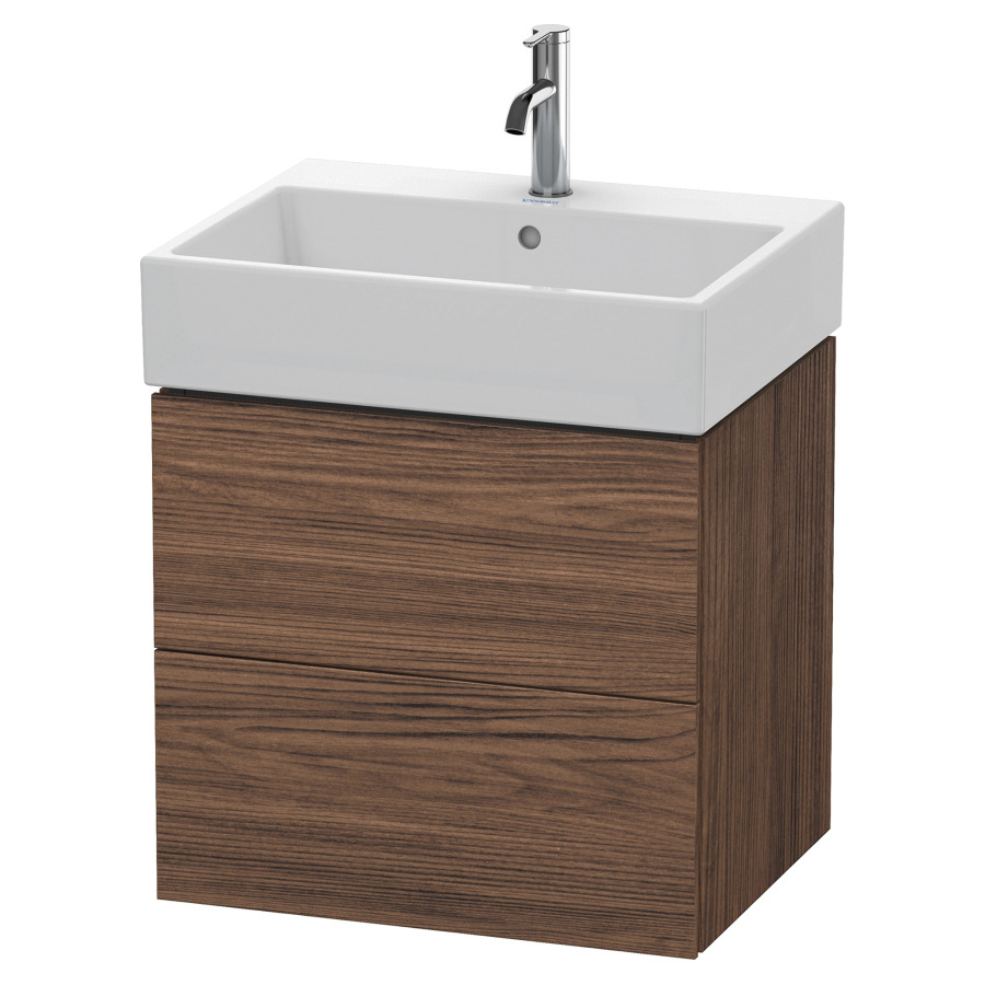 Élément inférieur L-CUBE
58,4 x 54,4 x 45,9 cm
élément à 2 tiroirs, pour
lavabo Vero Air 212 379-382