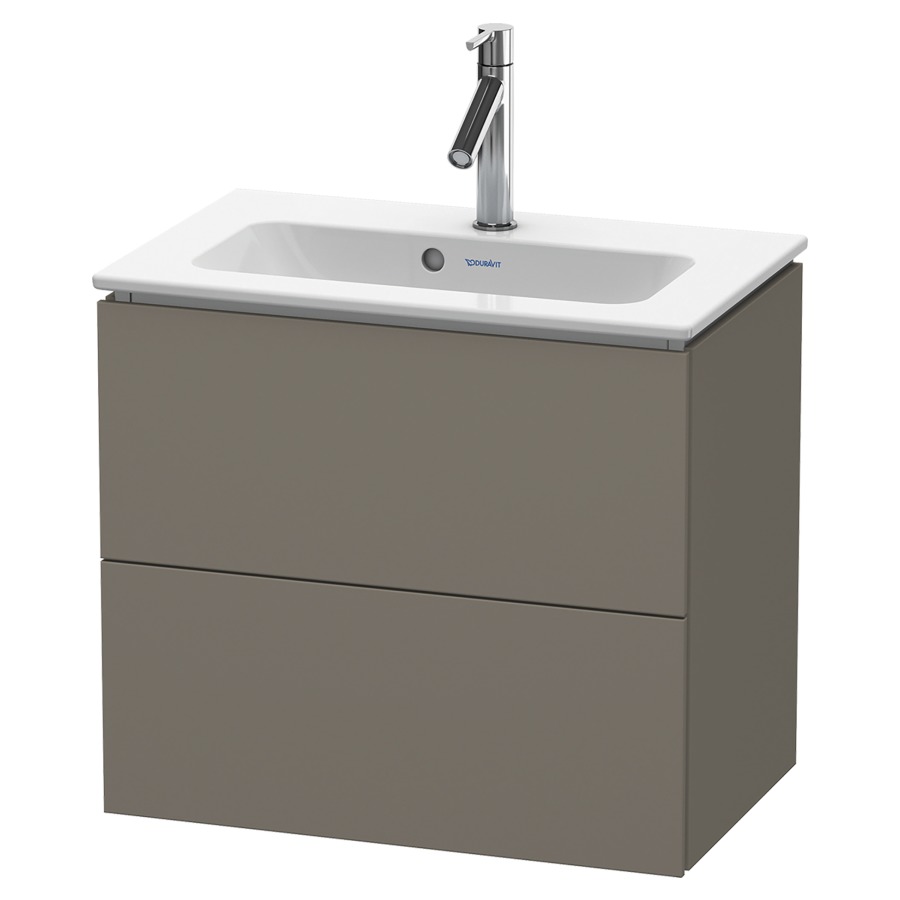 Élément inférieur L-CUBE
62,0 x 55,0 x 39,1 cm
élément à 2 tiroirs, pour
lavabo Me by Starck 211 380