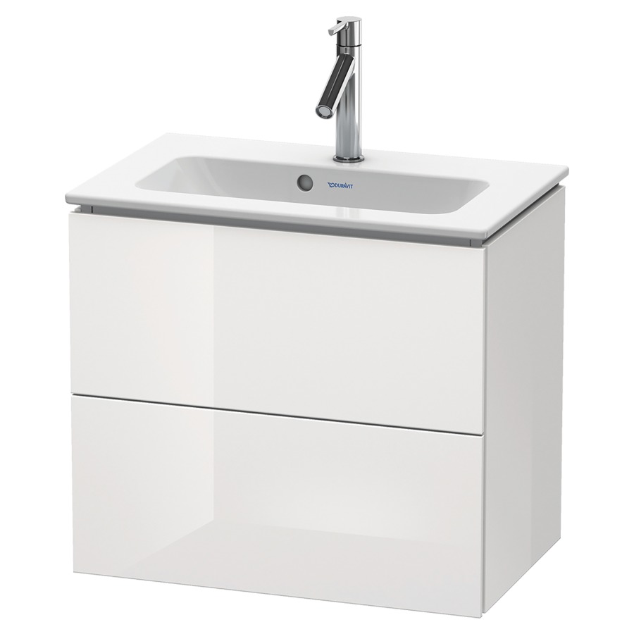 Élément inférieur L-CUBE
62,0 x 55,0 x 39,1 cm
élément à 2 tiroirs, pour
lavabo Me by Starck 211 380