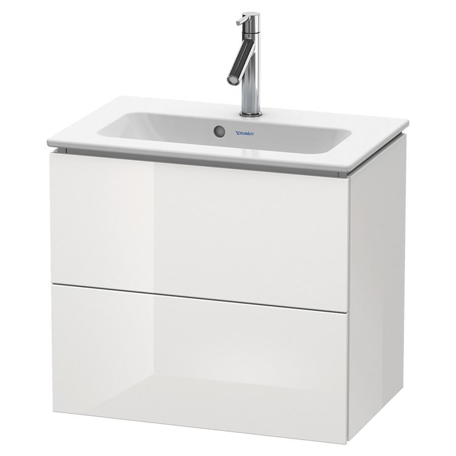 Élément inférieur L-CUBE
62,0 x 55,0 x 39,1 cm
élément à 2 tiroirs, pour
lavabo Me by Starck 211 380