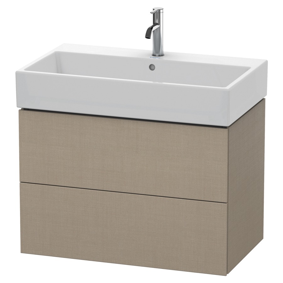 Élément inférieur L-CUBE
78,4 x 54,4 x 45,9 cm
élément à 2 tiroirs, pour
lavabo Vero Air 212 383-386