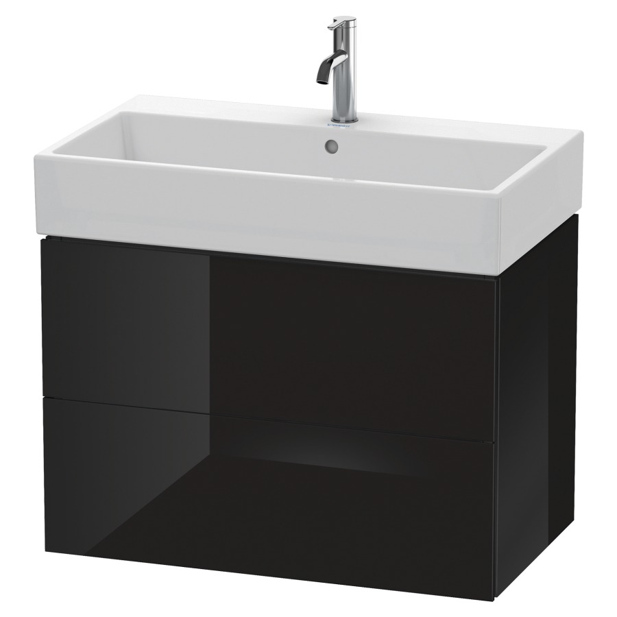 Élément inférieur L-CUBE
78,4 x 54,4 x 45,9 cm
élément à 2 tiroirs, pour
lavabo Vero Air 212 383-386